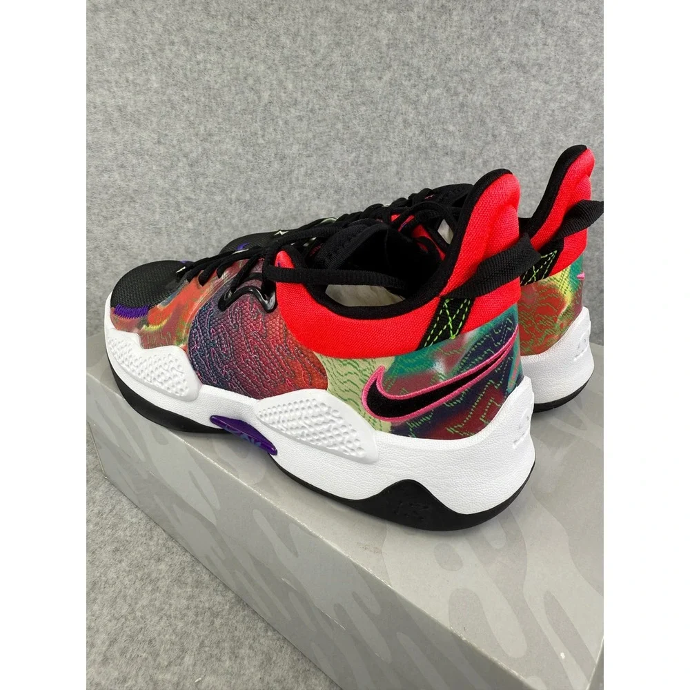 Nike PG 5 Multi Color Basketball Shoes‎ Men's Size 8 Sneakers CW3143-600